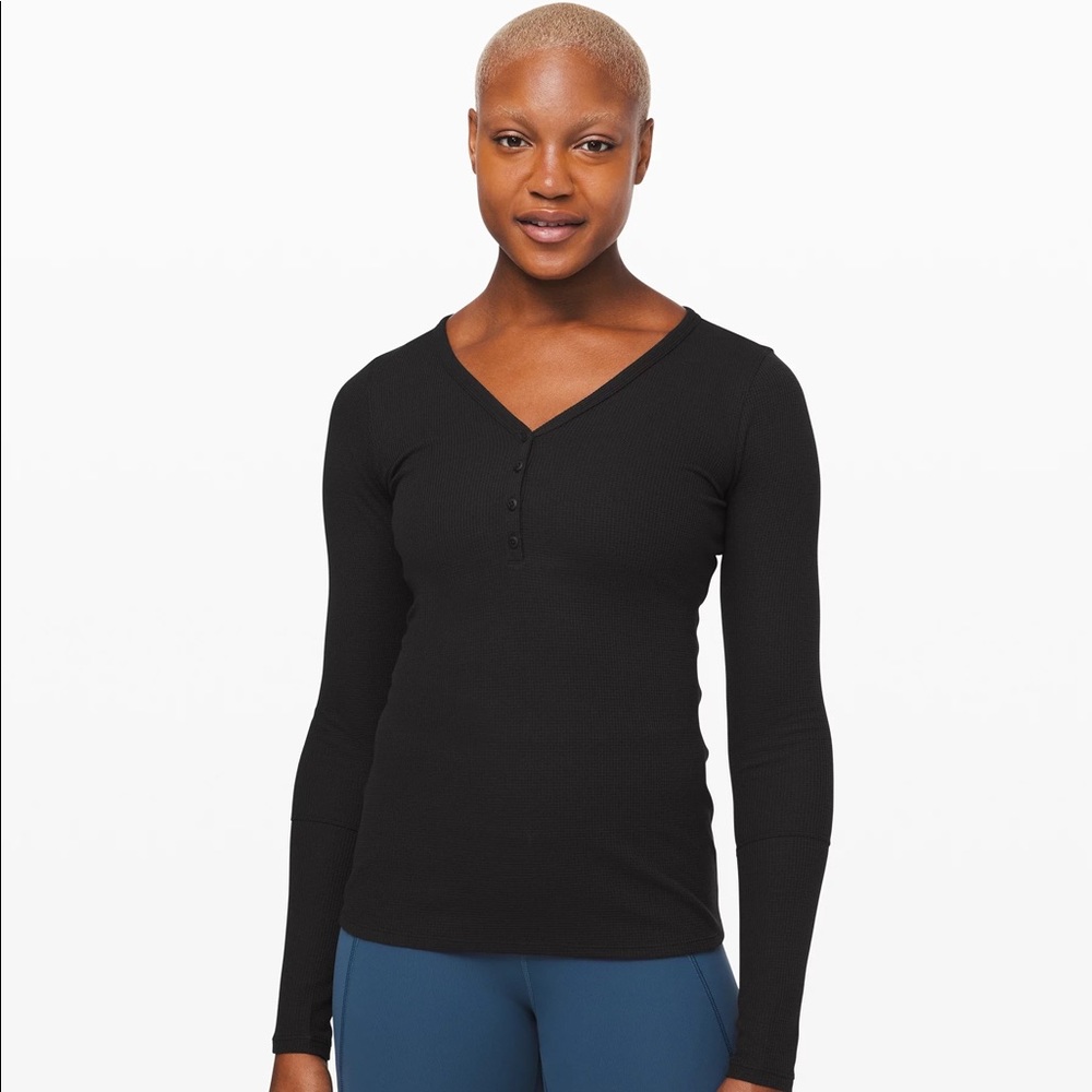Lululemon Close Call Henley Long Sleeve.